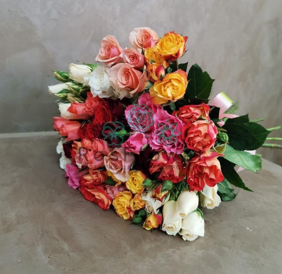 Букет цветов из: Розы в Ольге