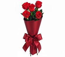 Букет 5 Красных роз Эдлесс Лав в Ольге