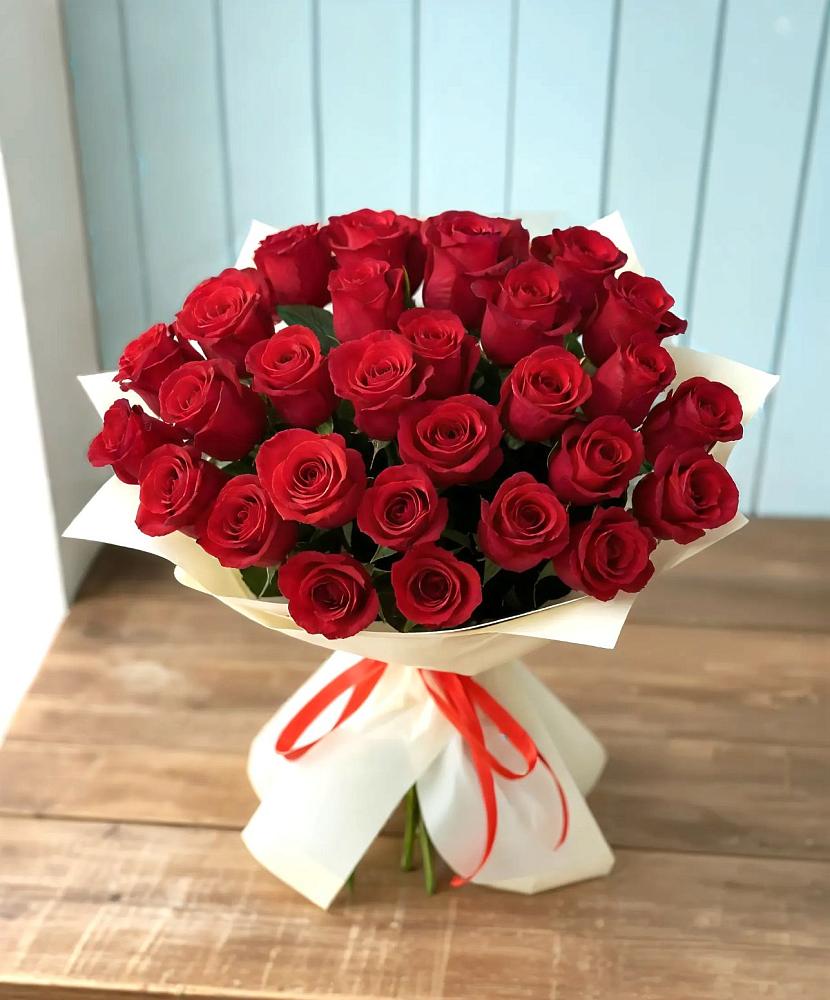 Букет 29 Красных роз в Ольге