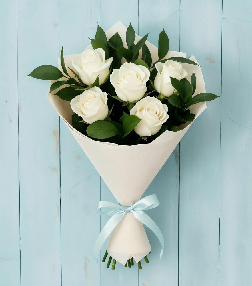 Букет цветов из: Розы в Ольге