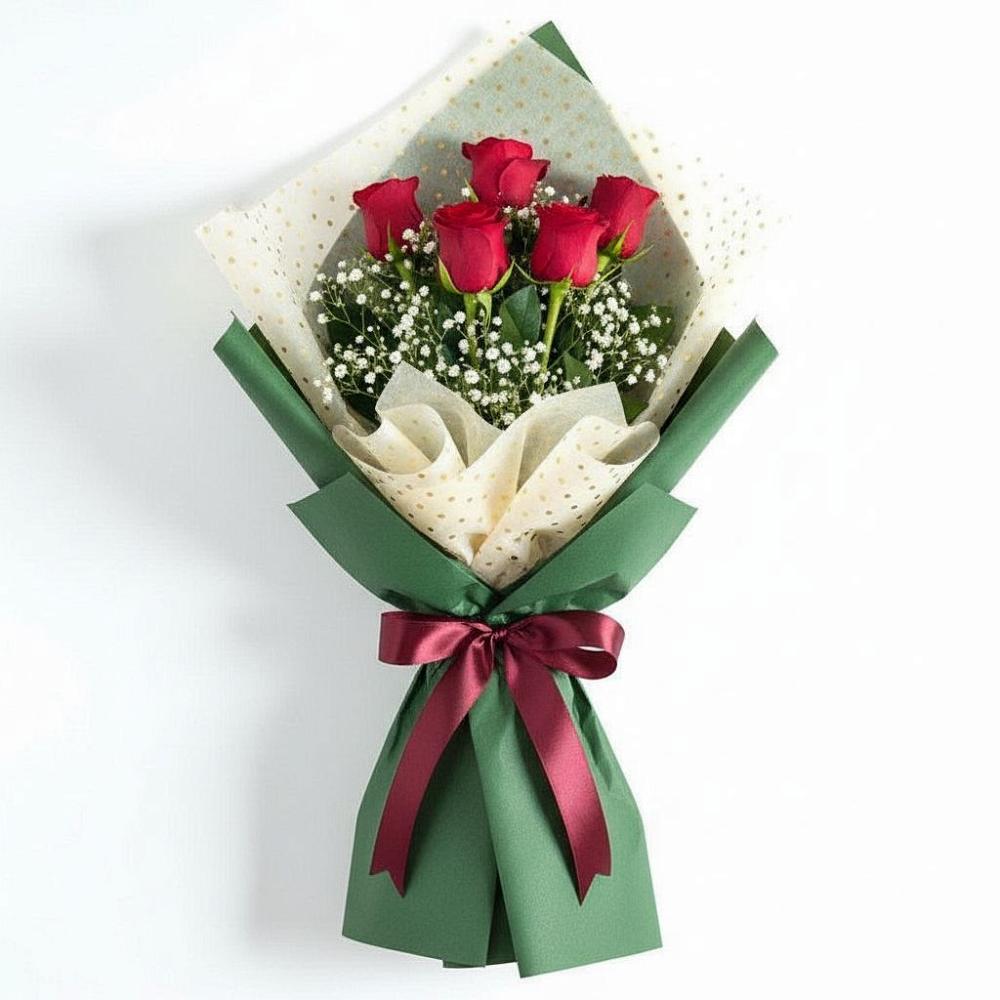 Букет цветов из: Розы в Ольге