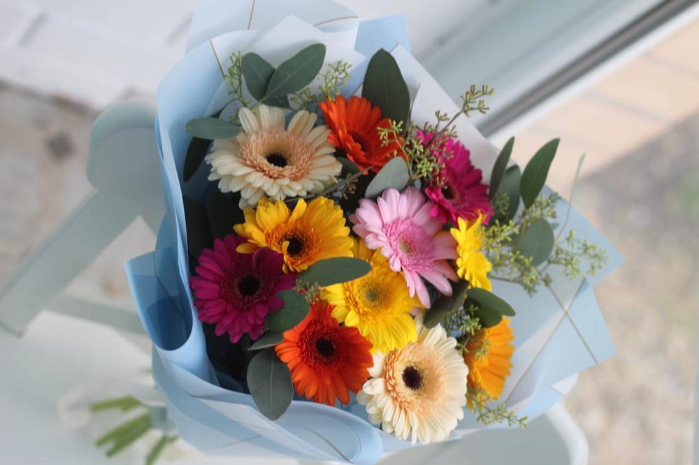 Букет цветов из: Герберы в Ольге