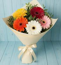 Букет цветов из:  Герберы в Ольге