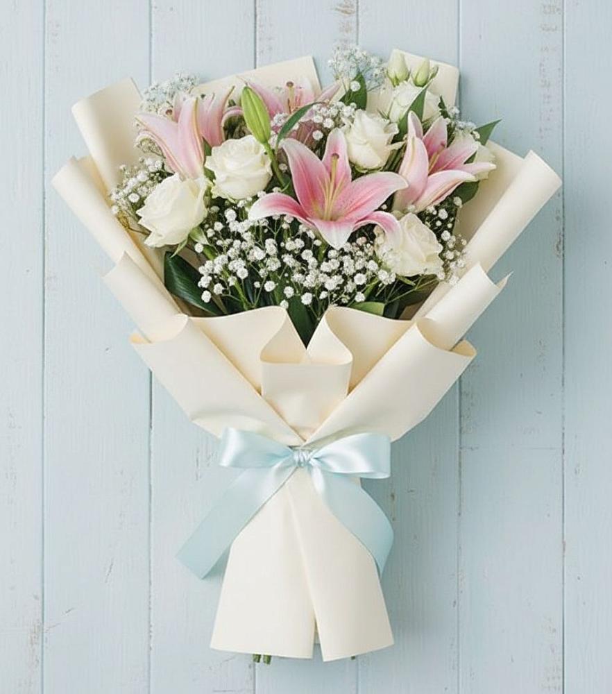 Букет цветов из: Лилии в Ольге