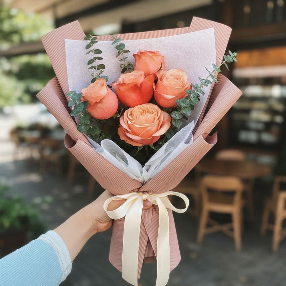 Букет цветов из: Розы в Ольге