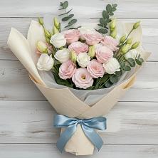 Букет цветов из:  Лизиантусы в Ольге