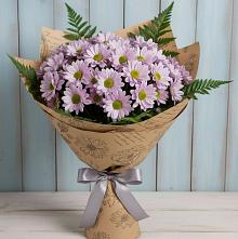 Букет цветов из:  Хризантемы #REPLACE_PRED# Ольге