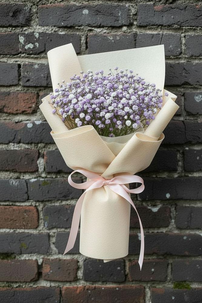 Букет цветов из: Гипсофила в Ольге