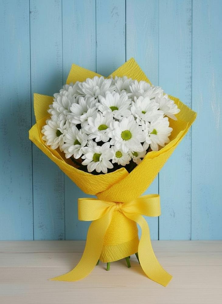 Букет цветов из: Хризантемы в Ольге