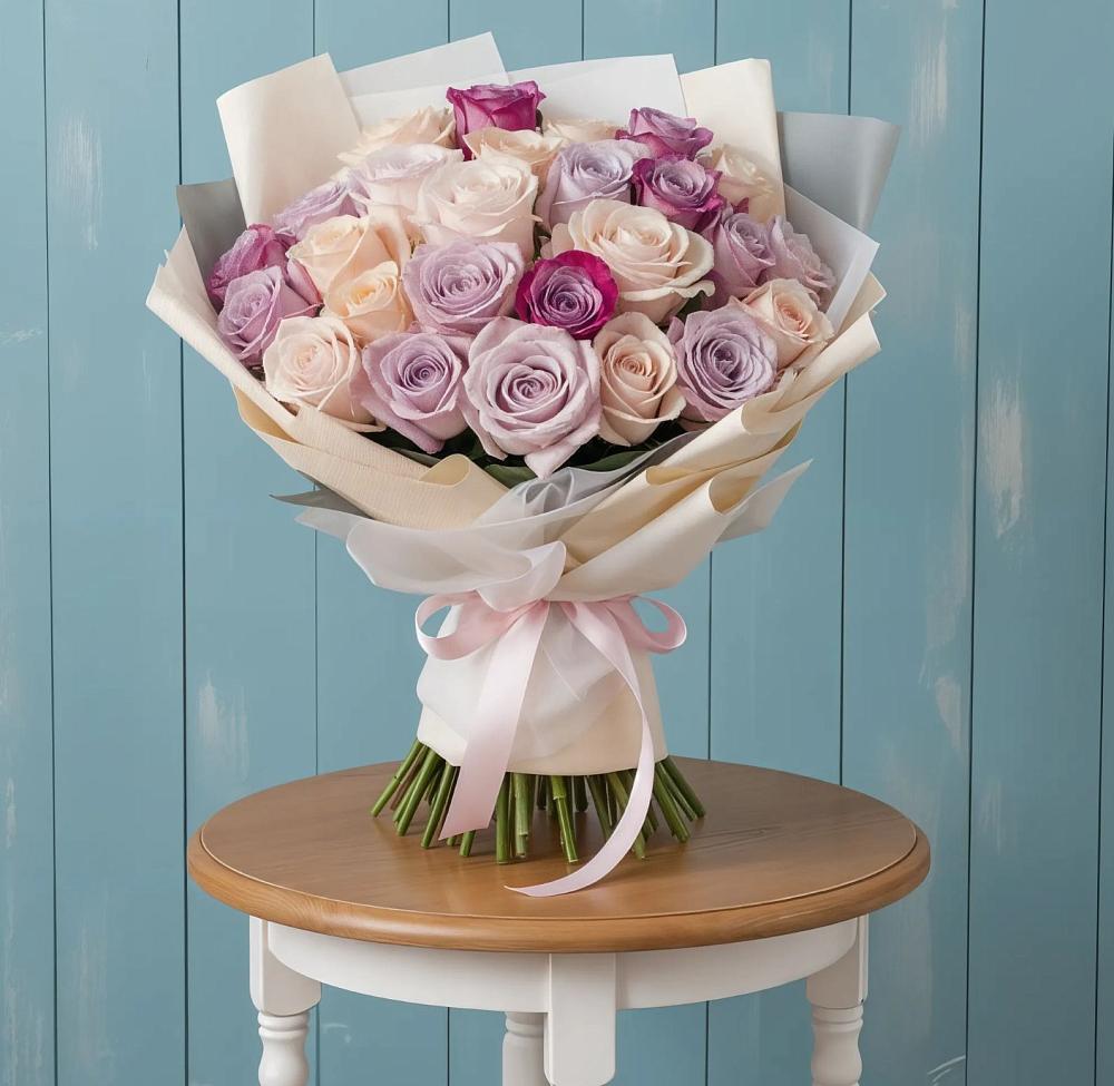 Букет цветов из: Розы в Ольге