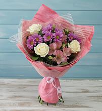 Букет цветов из:  Герберы #REPLACE_PRED# Ольге
