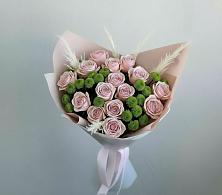 Букет цветов из:  Розы и Хризантемы #REPLACE_PRED# Ольге