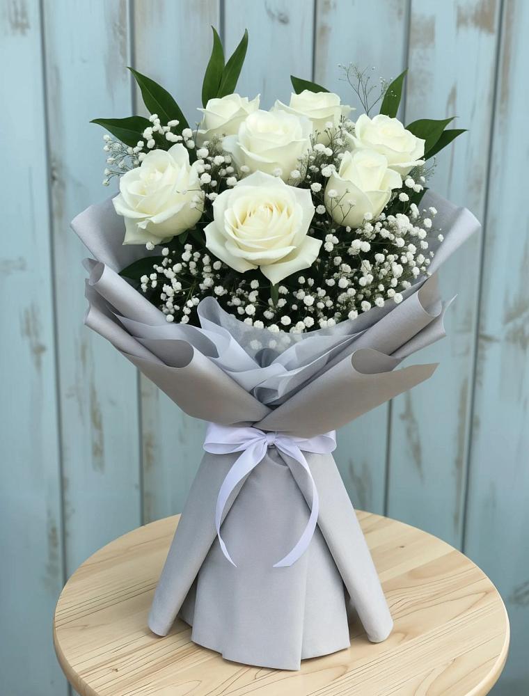 Букет цветов из: Розы в Ольге