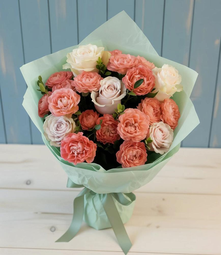 Букет цветов из: Розы в Ольге