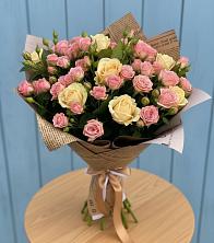 Букет цветов из:  Розы в Ольге