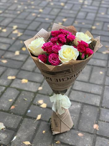 Букет цветов из: Розы в Ольге