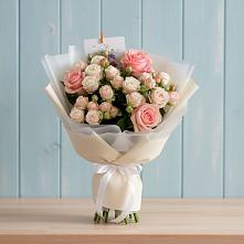 Букет цветов из:  Розы в Ольге