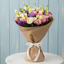 Букет цветов из:  Лизиантусы #REPLACE_PRED# Ольге