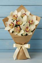 Букет цветов из:  Орхидеи и Розы в Ольге